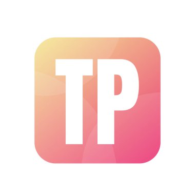TP Harf Logo Tasarımı Basit Biçimli