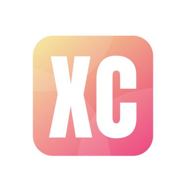 Basit Biçimli XC Harf Logo Tasarımı