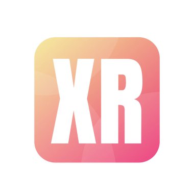 Basit Biçimli XR Harf Logo Tasarımı