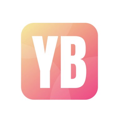 YB Harf Logo Tasarımı Basit Biçimli