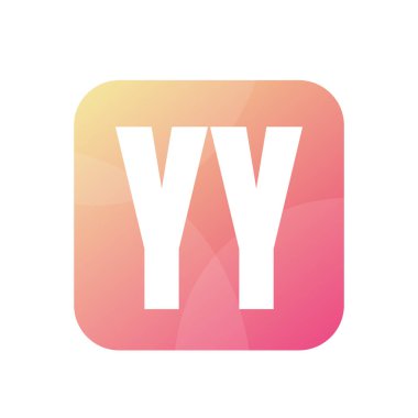 YY Harf Logo Tasarımı Basit Biçimli
