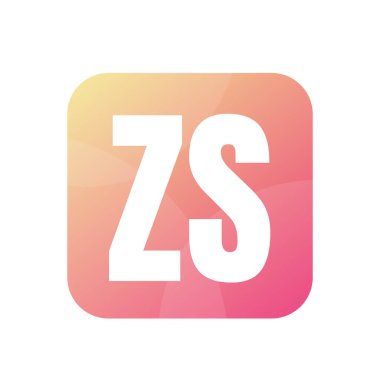 ZS Harf Logo Tasarımı Basit Biçimli