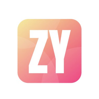 ZY Harf Logo Tasarımı Basit Biçimli