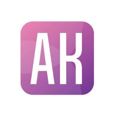 AK Harfi Logo Tasarımı Basit Biçimli