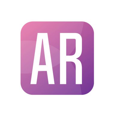 AR Harfi Logo Tasarımı Basit Biçimli