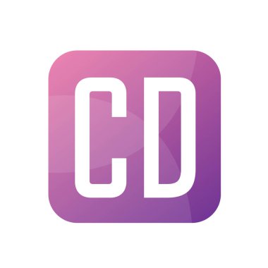 CD Harfi Logo Tasarımı Basit Biçimli