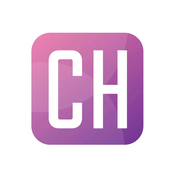CH Harfi Logo Tasarımı Basit Biçimli