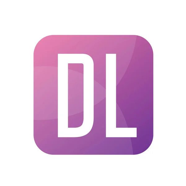 DL Harf Logo Tasarımı Basit Biçimli