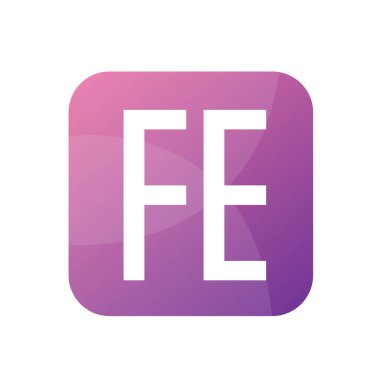 FE Harfi Logo Tasarımı Basit Biçimli