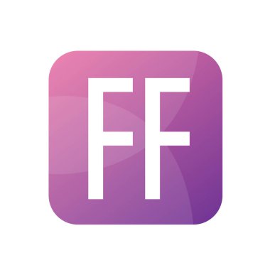 FF Harf Logo Tasarımı Basit Biçimli
