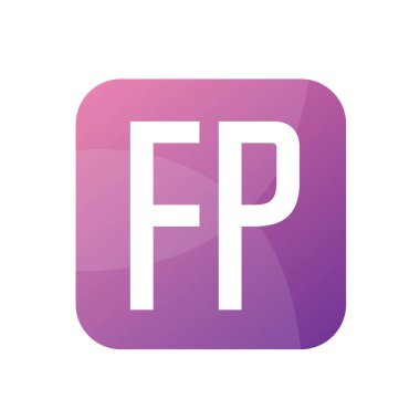 FP Harf Logo Tasarımı Basit Biçimli