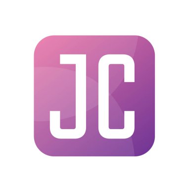 JC Harf Logo Tasarımı Basit Biçimli