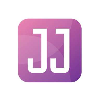 JJ Harf Logo Tasarımı Basit Biçimli