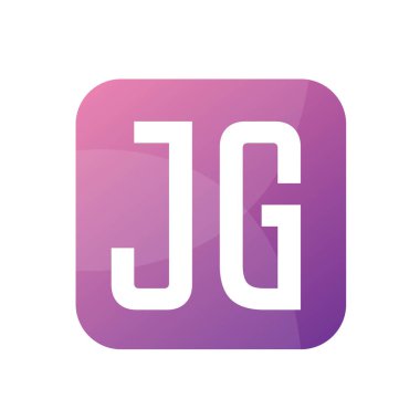 JG Harf Logo Tasarımı Basit Biçimli