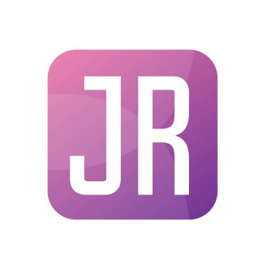 JR Harf Logo Tasarımı Basit Biçimli