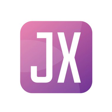 Basit Biçimli JX Harf Logo Tasarımı