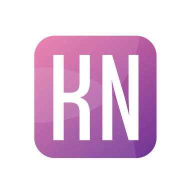 Basit Biçimli KN Harf Logo Tasarımı