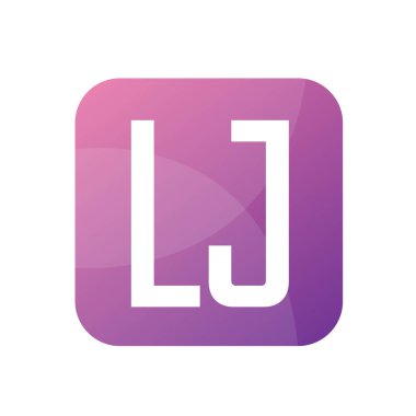 LJ Harf Logo Tasarımı Basit Biçimli