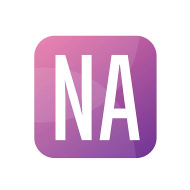NA Harfi Logo Tasarımı Basit Biçimli