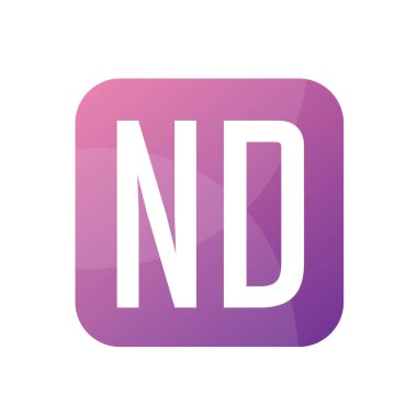 ND Harf Logo Tasarımı Basit Biçimli