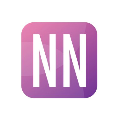 NN Harf Logo Tasarımı Basit Biçimli