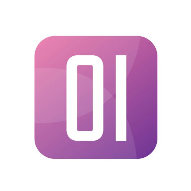 OI Harf Logosu Tasarımı Basit Biçimli