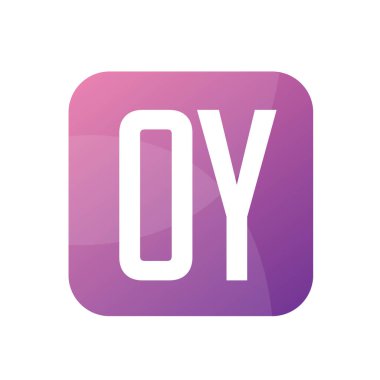 OY Harf Logosu Tasarımı Basit Biçimli