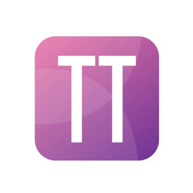 Basit Tarzlı TT Harf Logosu Tasarımı