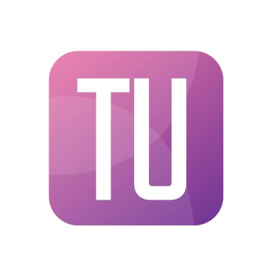 Basit Tarzlı TU Harf Logosu Tasarımı