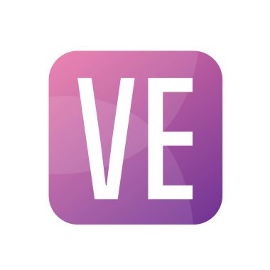 VE Harfi Logo Tasarımı Basit Biçimli