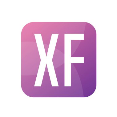 Basit Biçimli XF Harf Logo Tasarımı