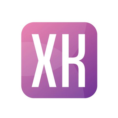 Basit Biçimli XK Harf Logo Tasarımı