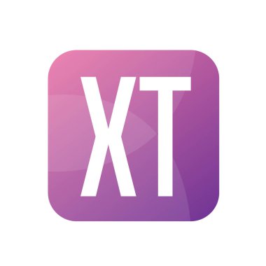 Basit Biçimli XT Harf Logo Tasarımı