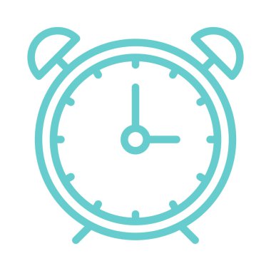 Alarm saat simgesi resimleme tasarımı