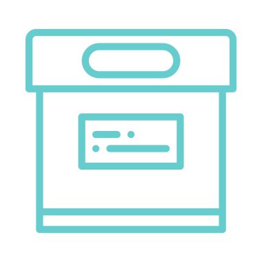 Arşiv simgesi illüstrasyon tasarımı