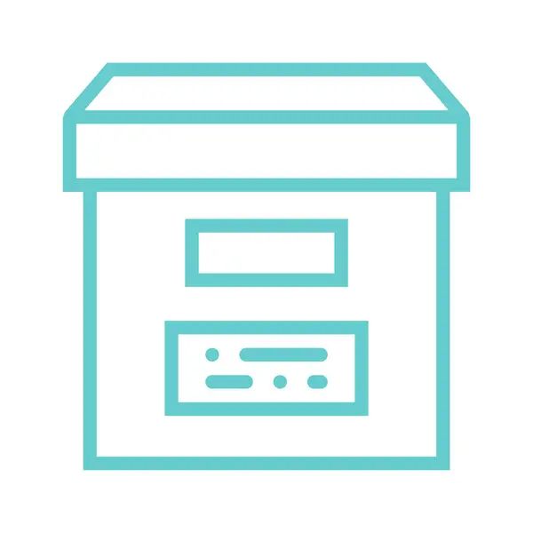 Arşiv simgesi illüstrasyon tasarımı