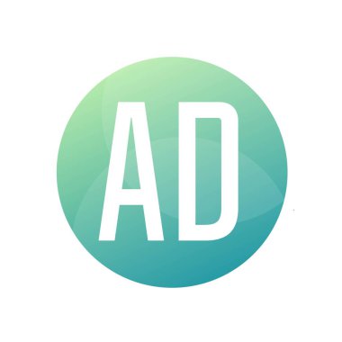 AD Harfi Logo Tasarımı Basit Biçimli