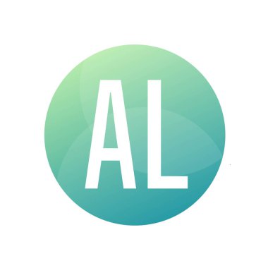 AL Harf Logosu Tasarımı Basit Biçimli