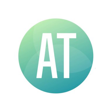 AT Harfi Logo Tasarımı Basit Biçimli