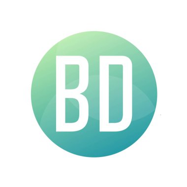 BD Harf Logo Tasarımı Basit Biçimli
