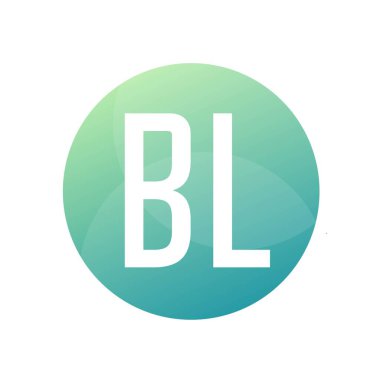 Basit BL Harfli Logo Tasarımı