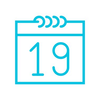 Takvim simgesi illüstrasyon tasarımı