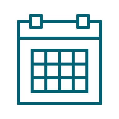 Takvim simgesi illüstrasyon tasarımı