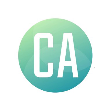 CA Harfi Logo Tasarımı Basit Biçimli