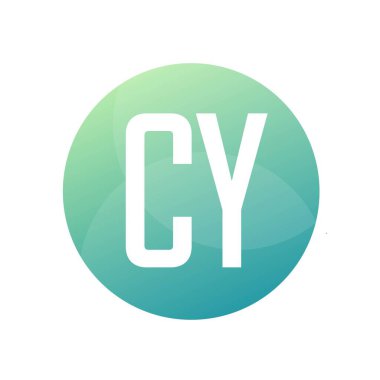 Basit Biçimli CY Harf Logosu Tasarımı