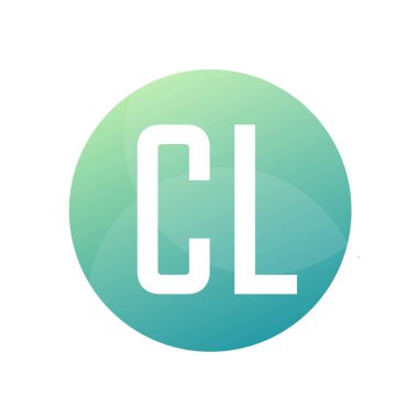 Basit Biçimli CL Harf Logo Tasarımı
