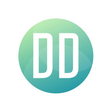 DD Harfi Logo Tasarımı Basit Biçimli