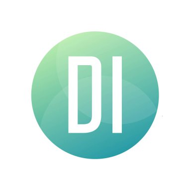 DI Harf Logo Tasarımı Basit Biçimli