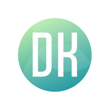 DK Harf Logo Tasarımı Basit Biçimli