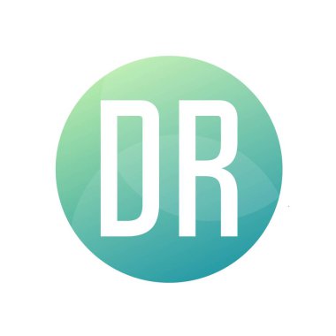DR Harf Logo Tasarımı Basit Biçimli